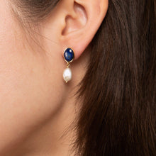 Load image into Gallery viewer, Pearl Drop Earrings - Azul
