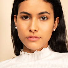 Load image into Gallery viewer, Pearl Stud Earrings - Small Organic Pearl
