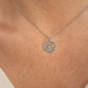 Birthstone Necklace - April Diamond