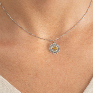 Birthstone Necklace - Citrine November