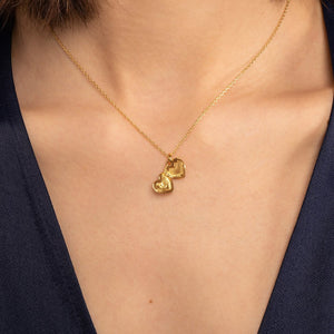 Heart locket necklace - Amour Locket