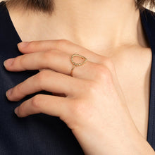 Load image into Gallery viewer, Gold Bead Ring - Verona
