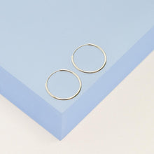 Load image into Gallery viewer, 14K Gold Hoop Earrings - Small Hoops
