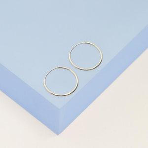 14K Gold Hoop Earrings - Small Hoops