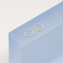Load image into Gallery viewer, 14K Gold Hoop Earrings - Mini Hoops
